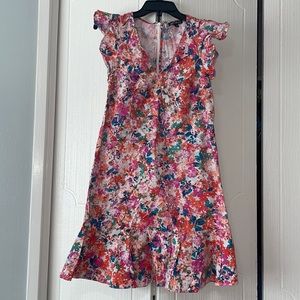 J. Crew Floral Midi Dress
